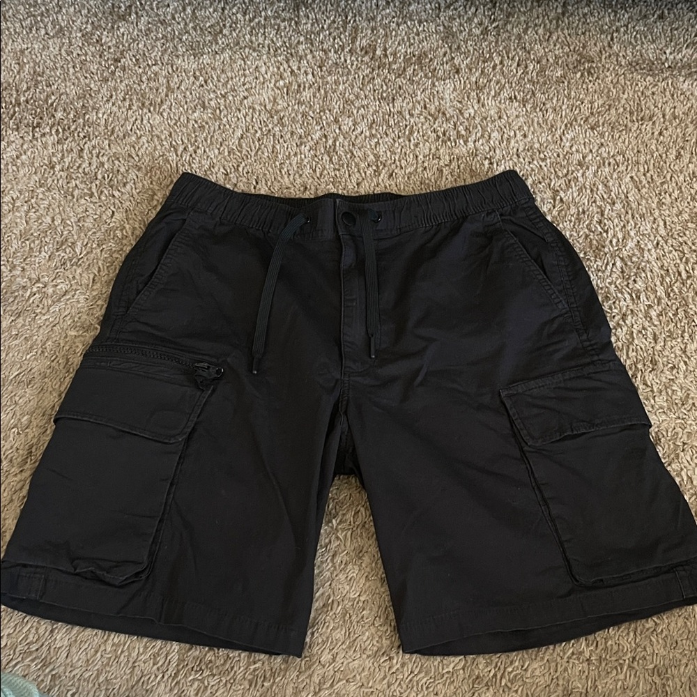 H&M Men's Black Cargo Shorts